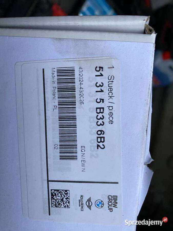 51315B336B2 Uszczelka przedniej szyby bmw Gizałki