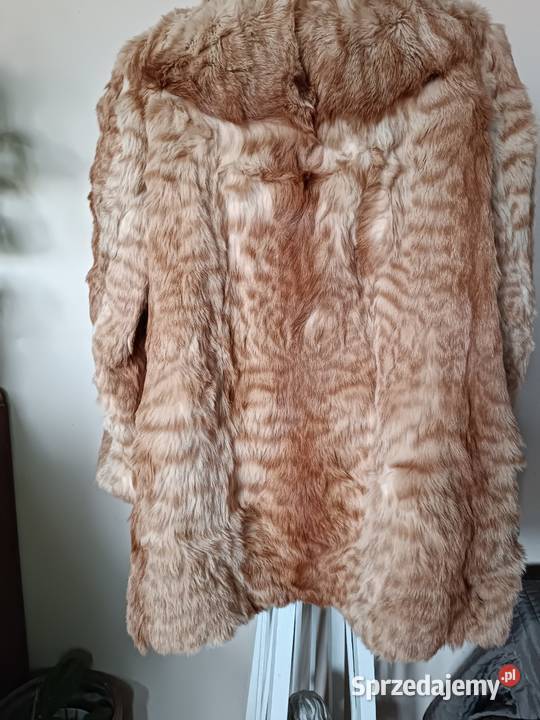 Futro naturalne rude r44 Panterka mazowieckie Karczew