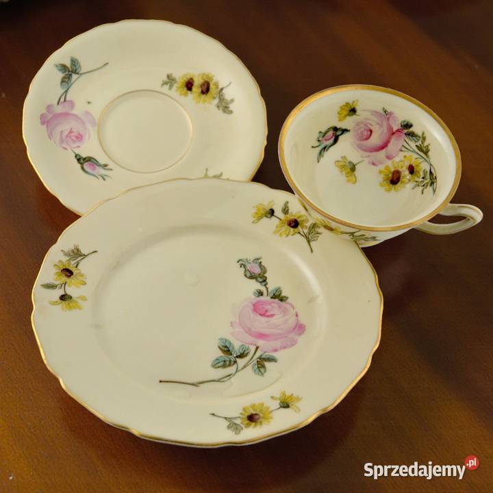 Zestaw śniadaniowy Thomas Ivory kwiaty Bavaria Bronisze sprzedam