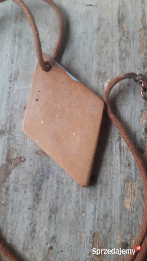 Naszyjnik ceramiczny wykonany ręcznie Otwock sprzedam