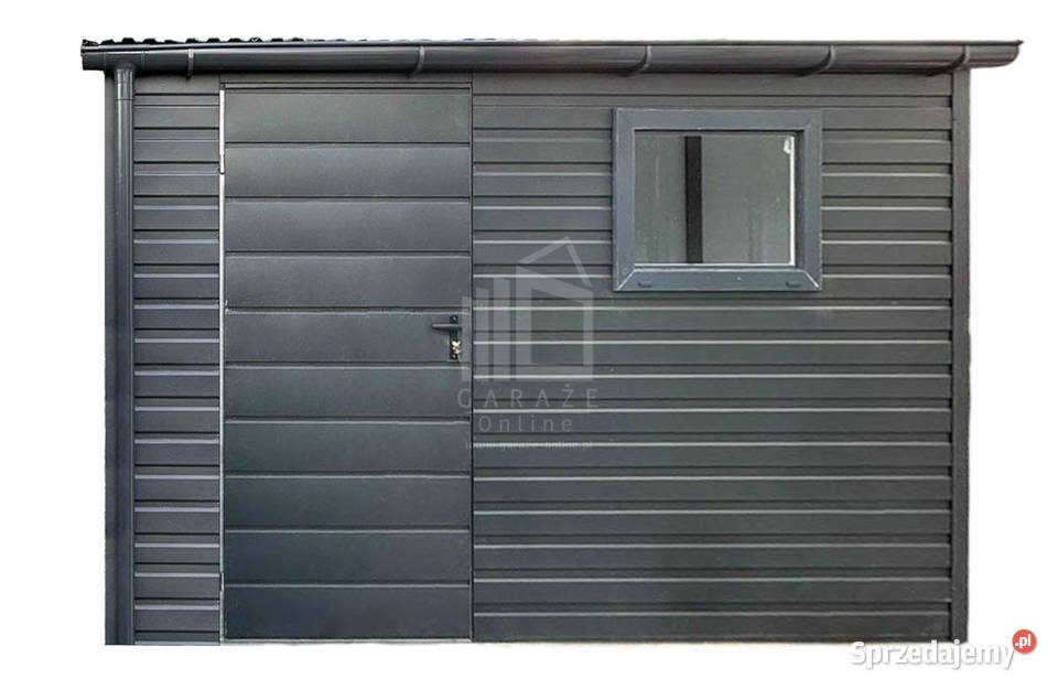 Schowek domek ogrodowy 35x12m 2x drzwi okno dach