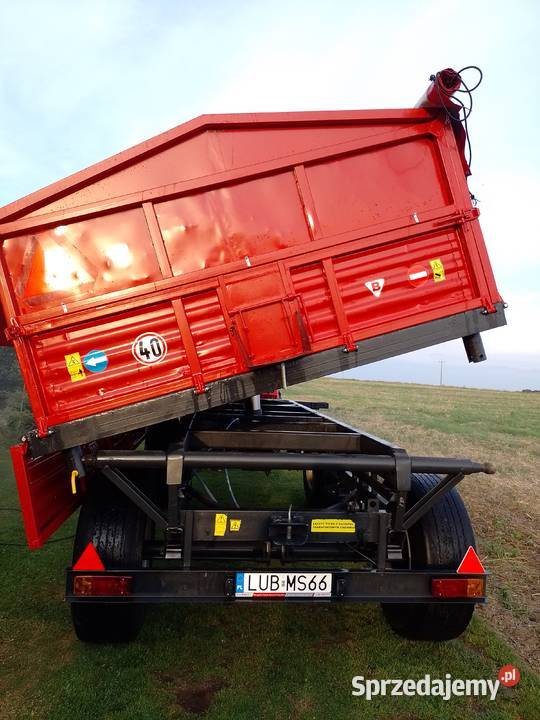 Przyczepa D50 3 stronny wywrot Gałęzów-Kolonia Druga
