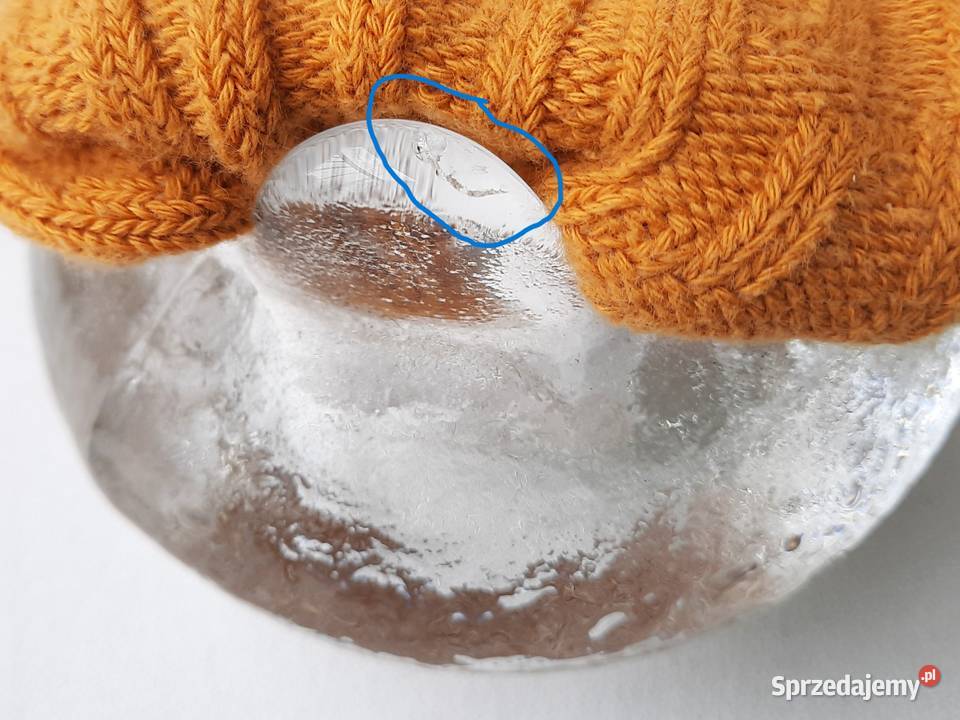 Stare szkło świecznik PUKEBERG Sweden Antyki