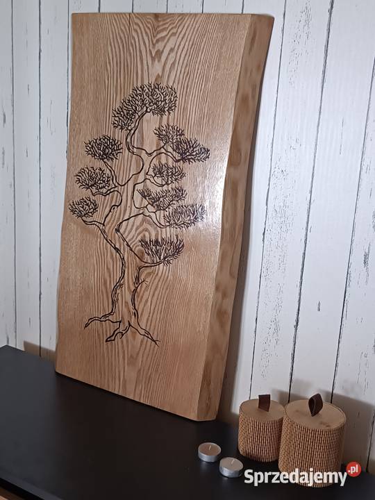 Drzewo Bonsai w jesionie Żywica 70x45 Loft Art śląskie Żywiec