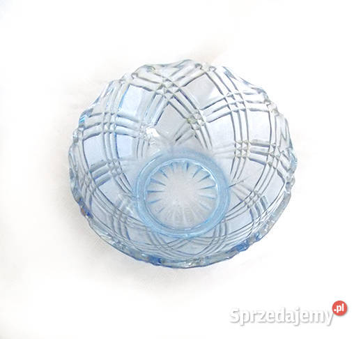 prl naczynia szklane niebieska salaterka prl prl kujawsko-pomorskie Bydgoszcz
