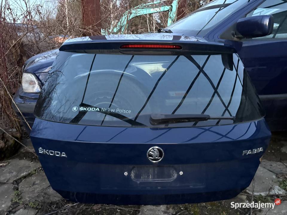 Klapa bagażnika skoda Fabia III mazowieckie Dziekanów Leśny