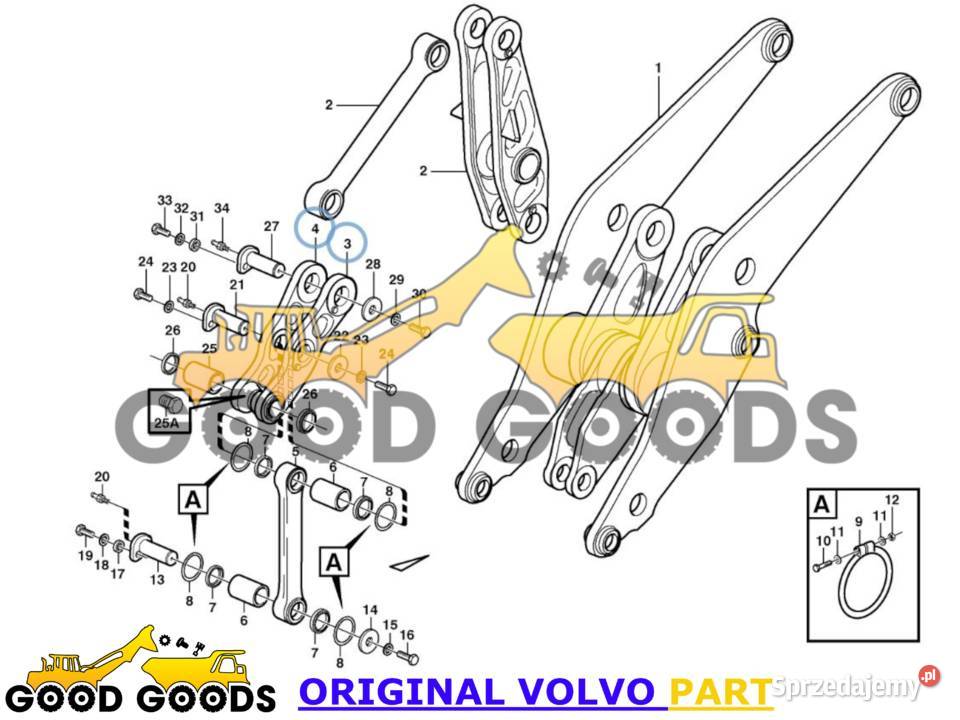 VOLVO ŁĄCZNIK KIWAK 11177188 11177187 11026766 Władysławów