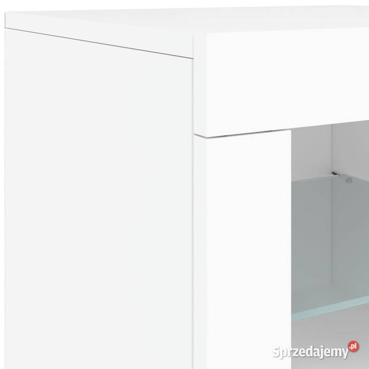 Szafka z oświetleniem LED biała 202x37x67 Warszawa sprzedam