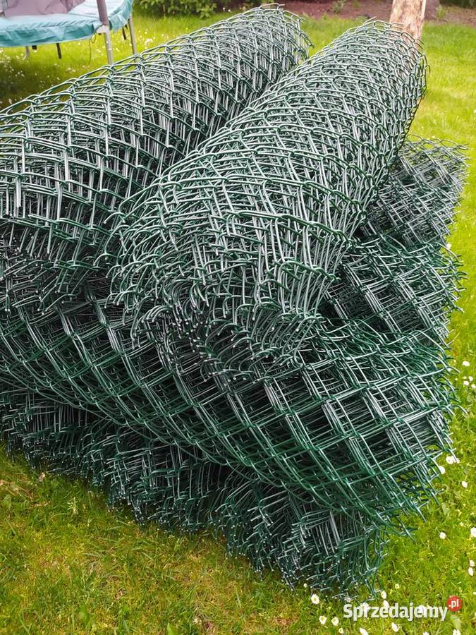 Siatka ocynkpcv 231mm 15m 14 mb I Słupki 2m 31 Częstochowa