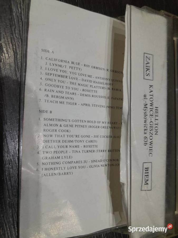 Kaseta magnetofonowa Eine Chance fr die Liebe disco polo Płyty i kasety Wieliczka