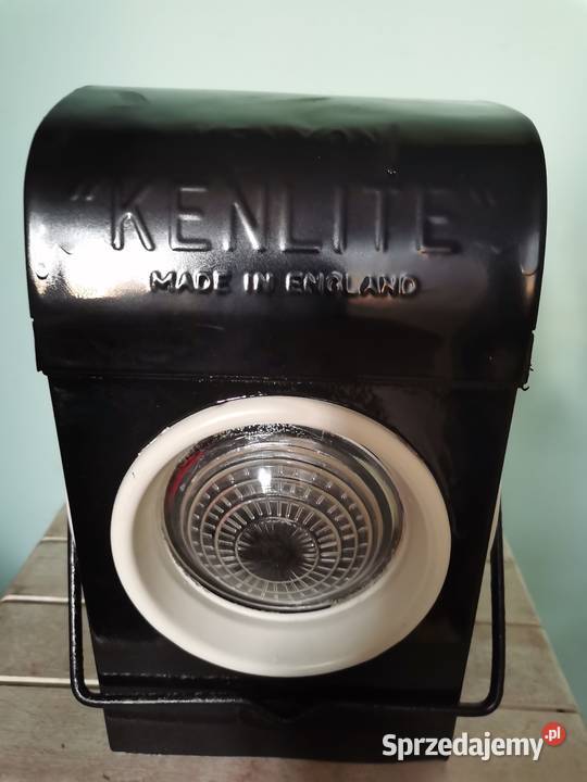 Stara lampa kolejowa na nafte Art Deco Kraków