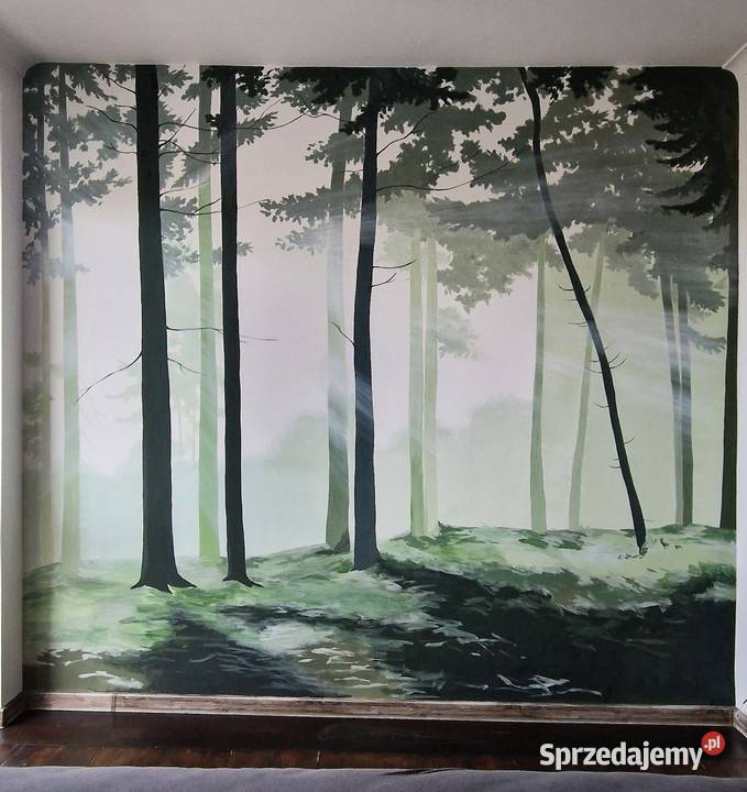 Maluję na ścianach lasy góry postacie bajkowe małopolskie Laskowa sprzedam
