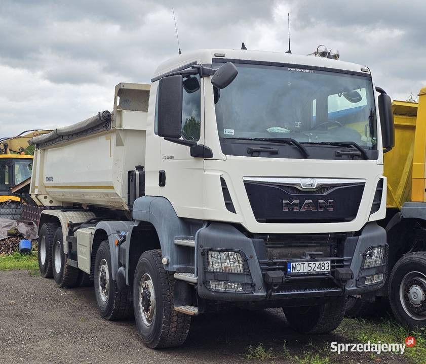 Wywrotka 8x8 MAN TGS 41480 niski przebieg Euro 6 ABS Nadbrzeż