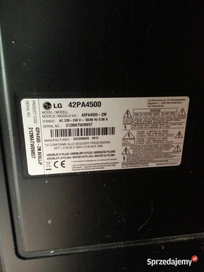 LG 42 PA4500 Wołomin
