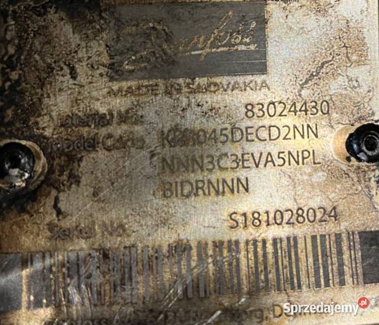 Sauer Danfoss KRR045DECD2NNNNN3C3EVA5NPLBIDRNNN Motoryzacja