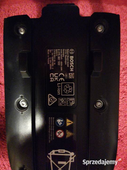 Bateria BOSCH Powerpack 500 Wh na bagażnik łódzkie Łódź sprzedam
