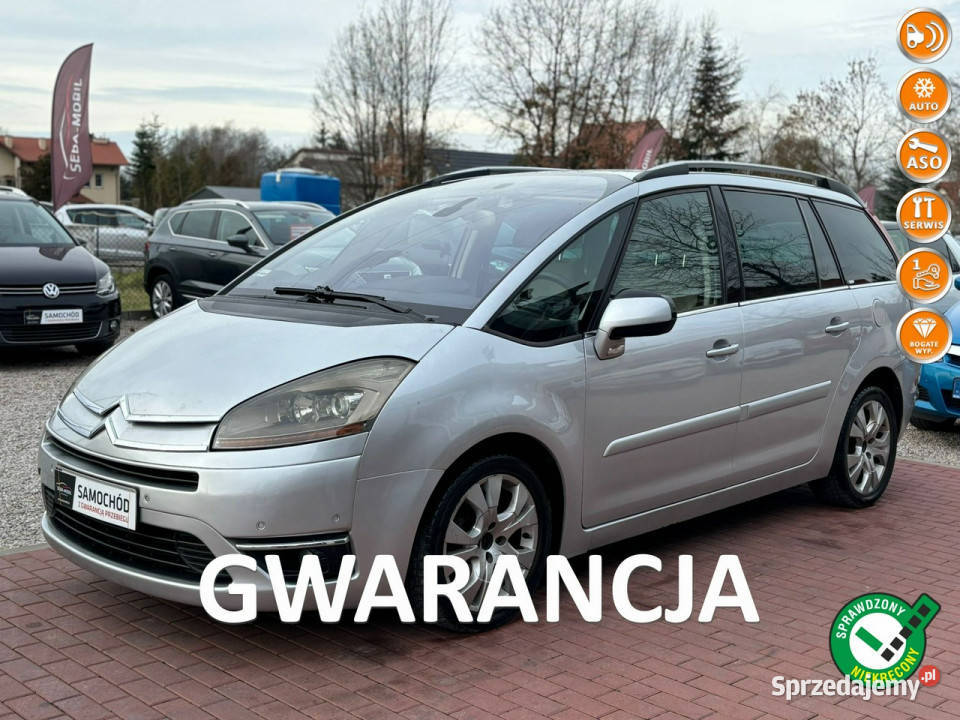 Citroen C4 Grand Picasso GwarancjaZarejestrowany isofix mazowieckie Sade Budy