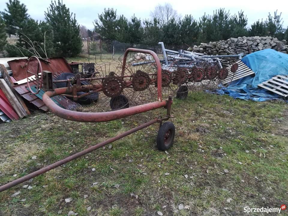 Przetrząsarko zgrabiarka pająk 7 Maszyny zielonkowe Żyrardów
