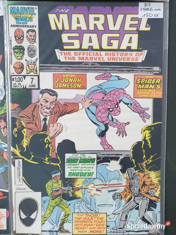 Marvel Saga zestaw 4 komiksów Marvel USA 1985 pomorskie Gdynia