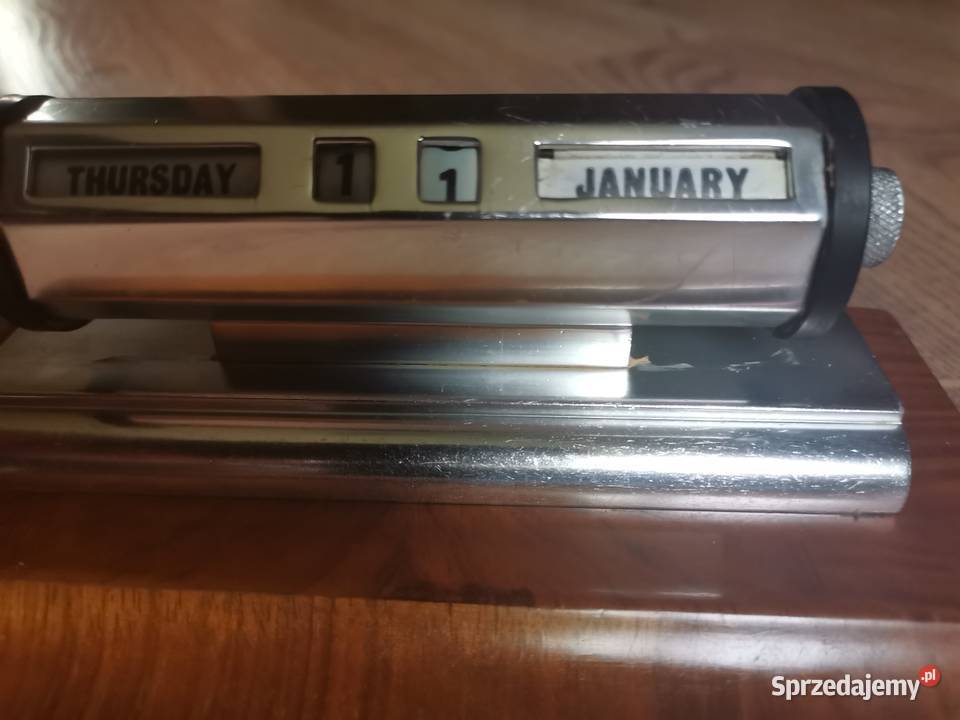 Stary kalendarz wieczny Art Deco Kraków