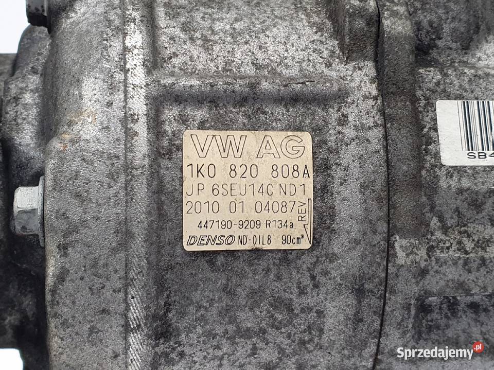 SPRĘŻARKA KLIMATYZACJI VW Golf V A3 8P 16 FSI osobowe lubelskie