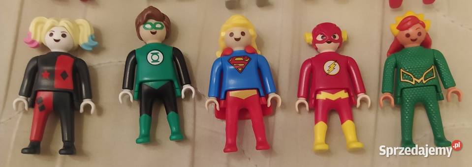 Figurki Playmobil DC 15 sztuk Gdańsk sprzedam