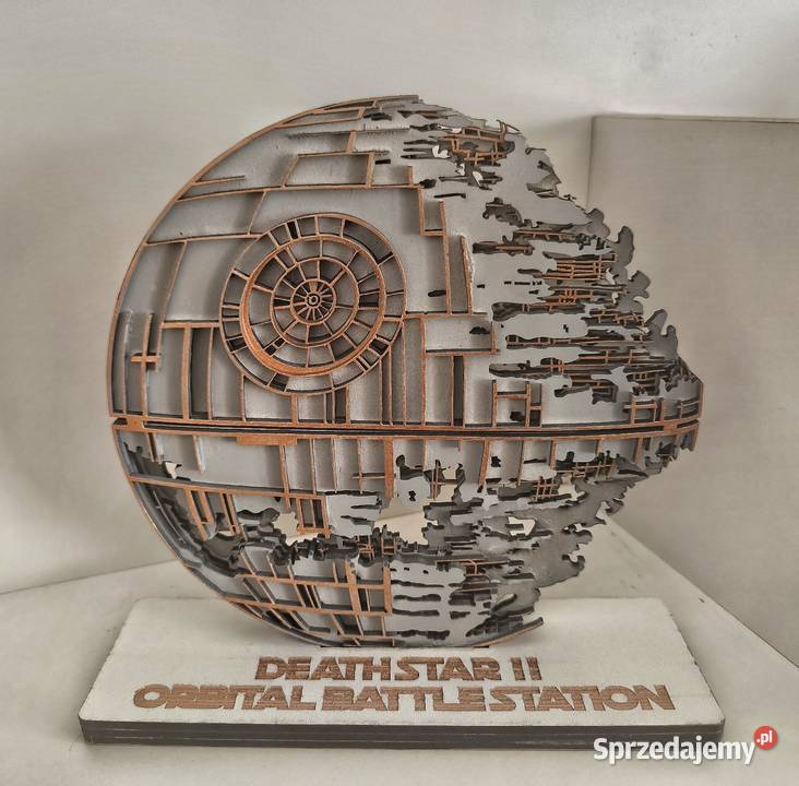 Gwiazda śmierci II Death Star Drewniana figurka Legionowo