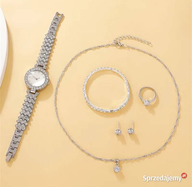 Komplet biżuterii damskiej zegarek naszyjnik Pozostałe Kędzierzyn-Koźle