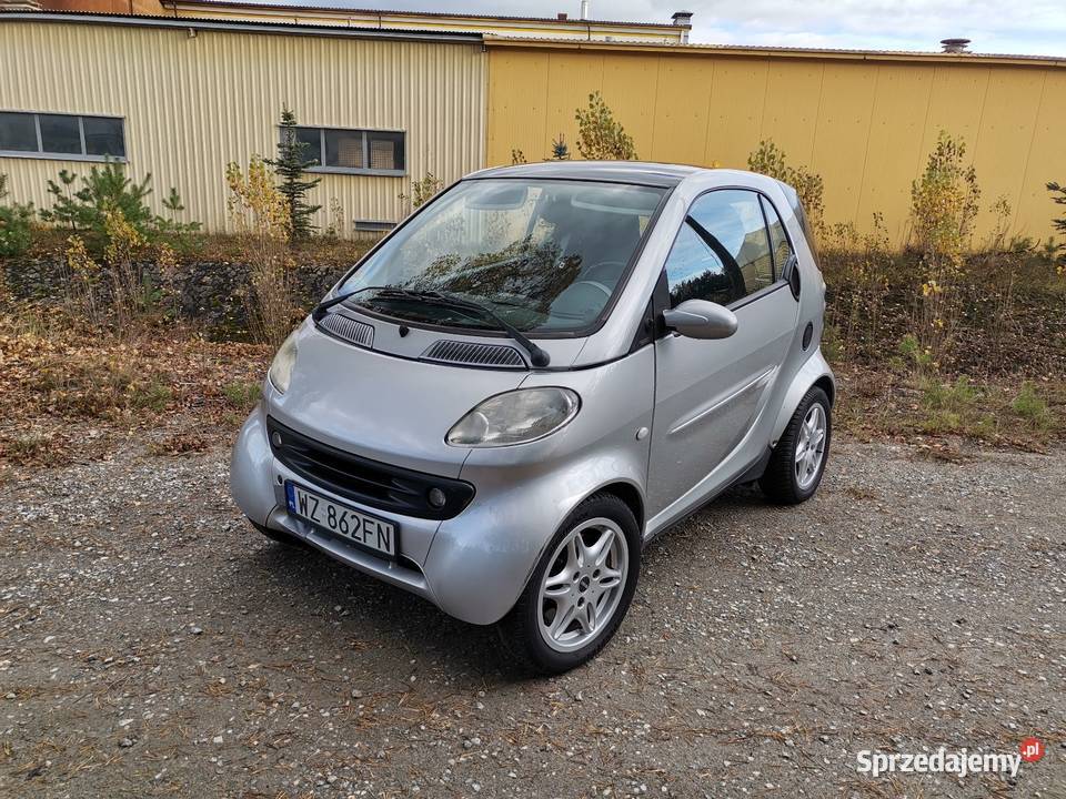 Smart Fortwo 450 cdi 2001r skóra klima panorama Zarejestrowany w Polsce Olkusz