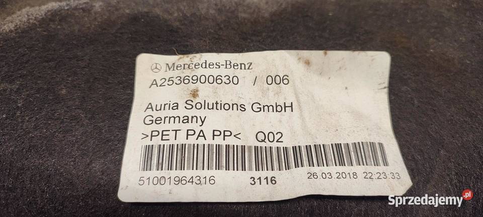 MERCEDES GLC W253 SUV NADKOLE PRAWY TYŁ