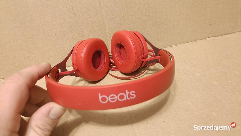 Beats czerwone słuchawki Poznań