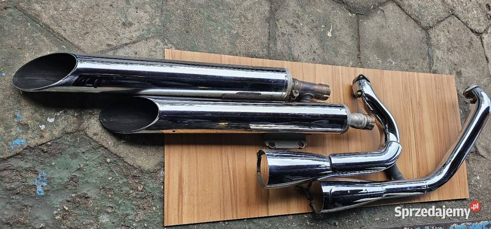 Kawasaki vn2000 wydech tlumiki Kompletne układy pomorskie