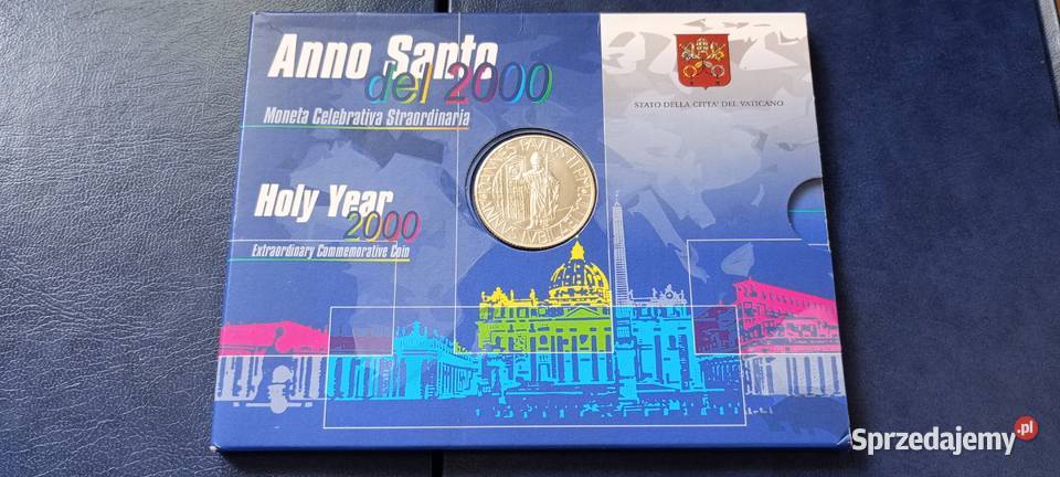 Stare monety 2000 lir 2000 Włochy srebro Lesko