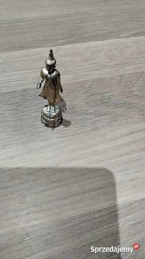 Amulet Tajski Pozłacany Budda z Abhaya Mudrą Nowa Sól