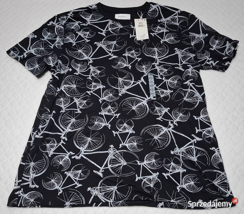 Koszulka krótki rękaw Tshirt Reserved XXL czarna śląskie Czeladź sprzedam