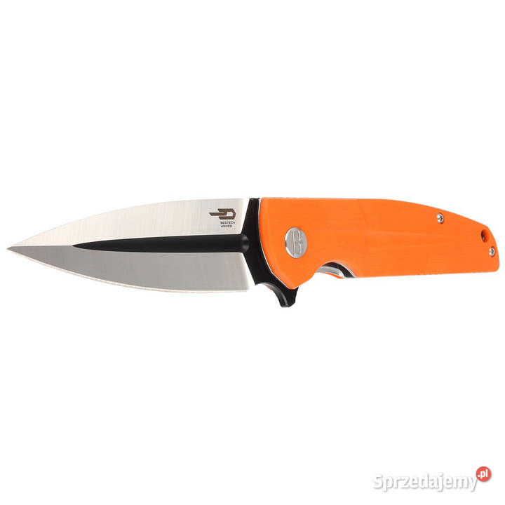 Nóż składany Bestech Fin Orange G10 SatinBlack Warszawa