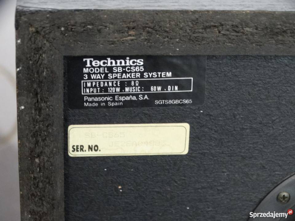 Kol Technics SBCS65 2x 120 wat WYSYŁKA podkarpackie Jasło