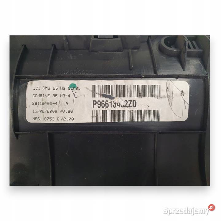 LICZNIK ZEGARY P96613462ZD Citroen C4 I 16 HDI Chełm