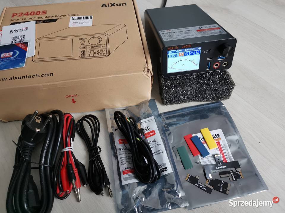 Zasilacz AIXUN P2408S 24V8A z testem prądu i Narzędzia pomorskie Gdańsk
