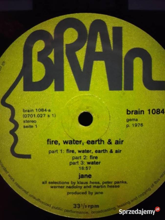 Archiwum prog rocka JANE Fire Wind Earth podkarpackie Rzeszów