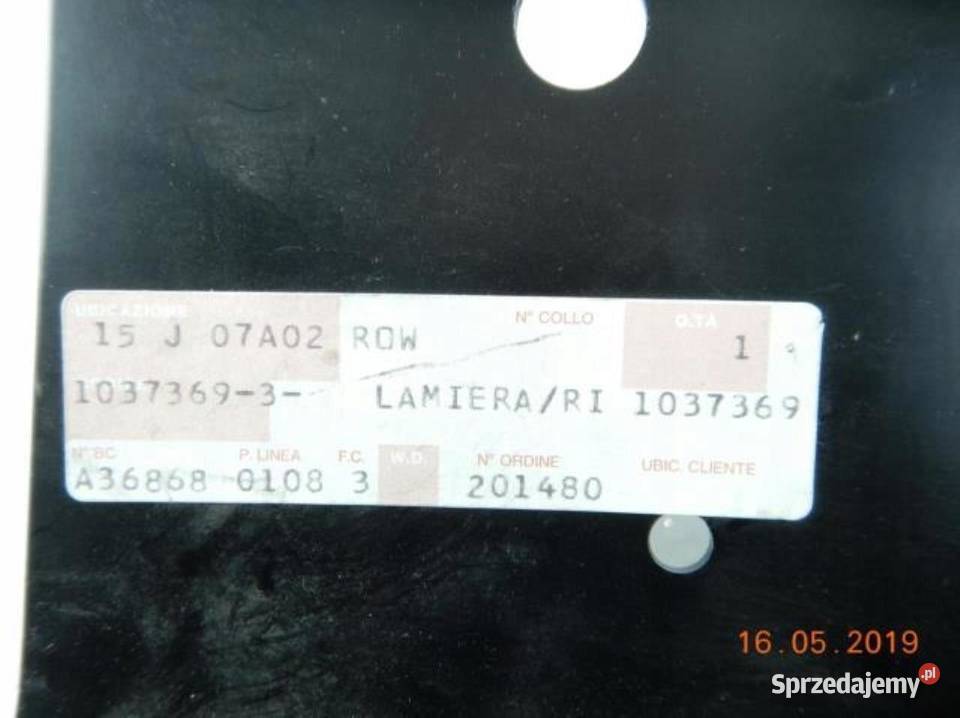 WZMOCNIENIE BELKI LEWY PRZÓD FORD KA 9608