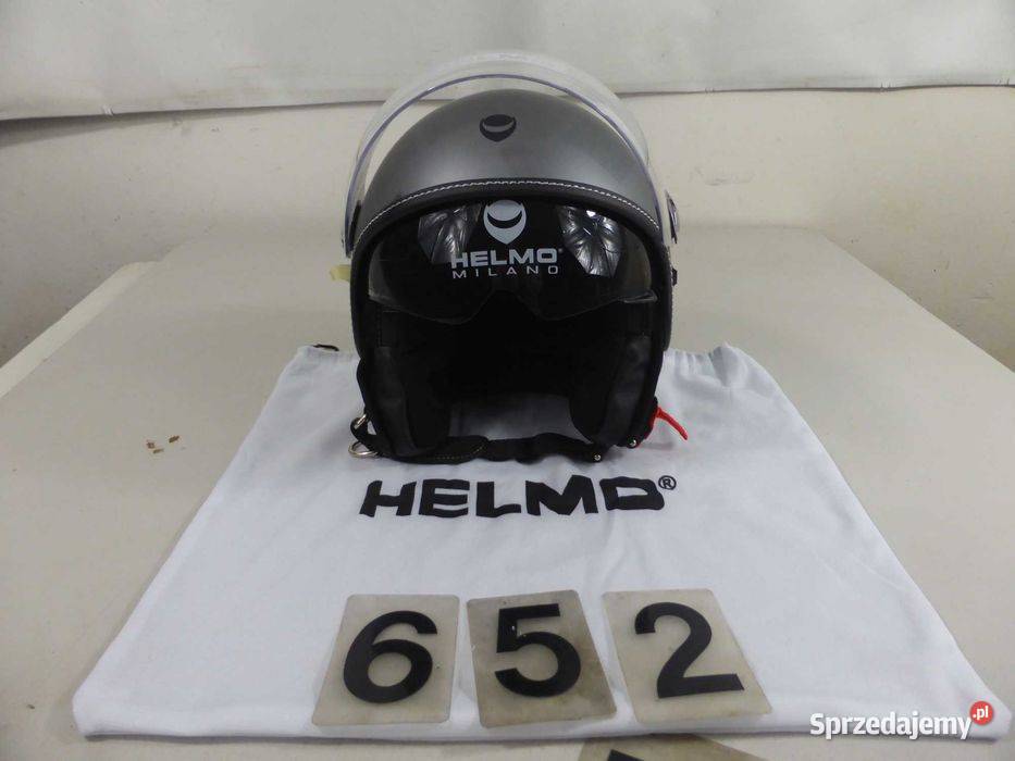 Kask Helmo Milano Nowy M A652 Części i akcesoria motocyklowe Poznań