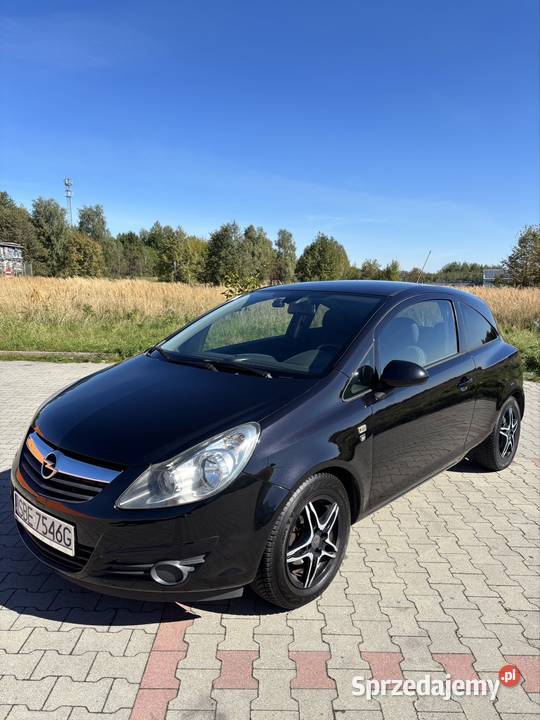 Opel Corsa D 111 2010r Czarny Siemianowice Śląskie