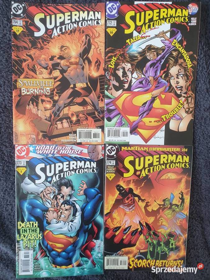Superman in Action Comics zestaw 26 komiksów DC Komiksy pomorskie Gdynia