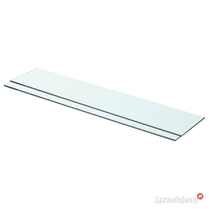 Półki 2 szklany przezroczysty panel 70 x 15 Warszawa