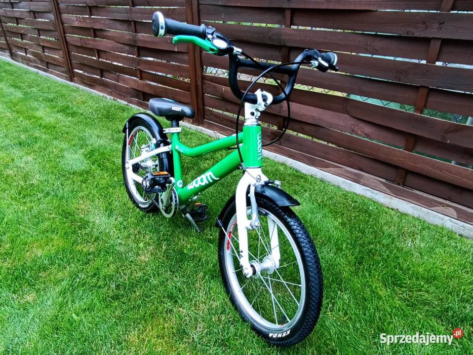 Rower rowerek dziecięcy Woom 3 zielony koła R16 lubelskie Łuków