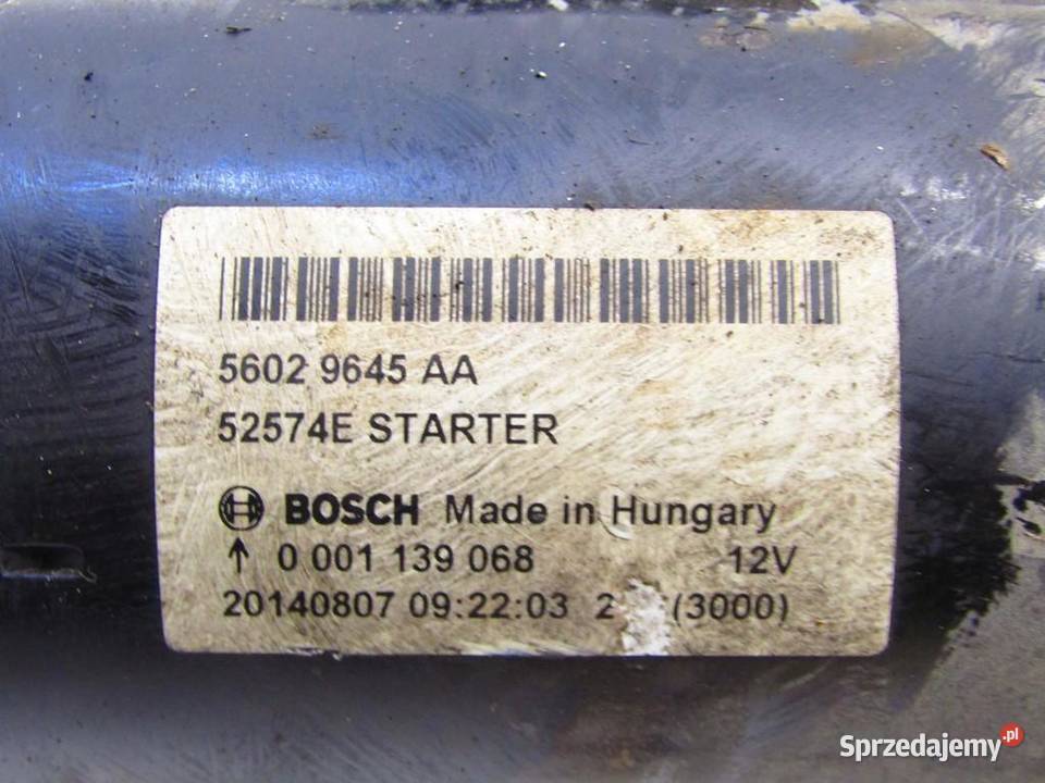 ROZRUSZNIK 20 MJET JEEP CHEROKEE KL V 56029645AA lubelskie