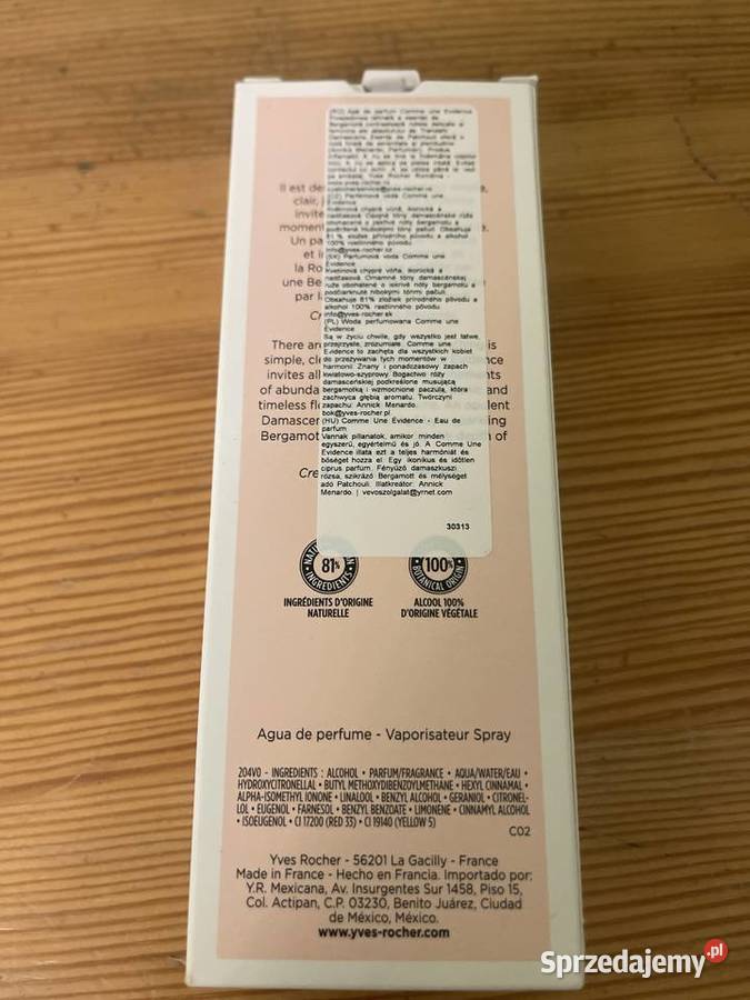 Yves Rocher comme une Evidence Woda perfumowana Gostyń
