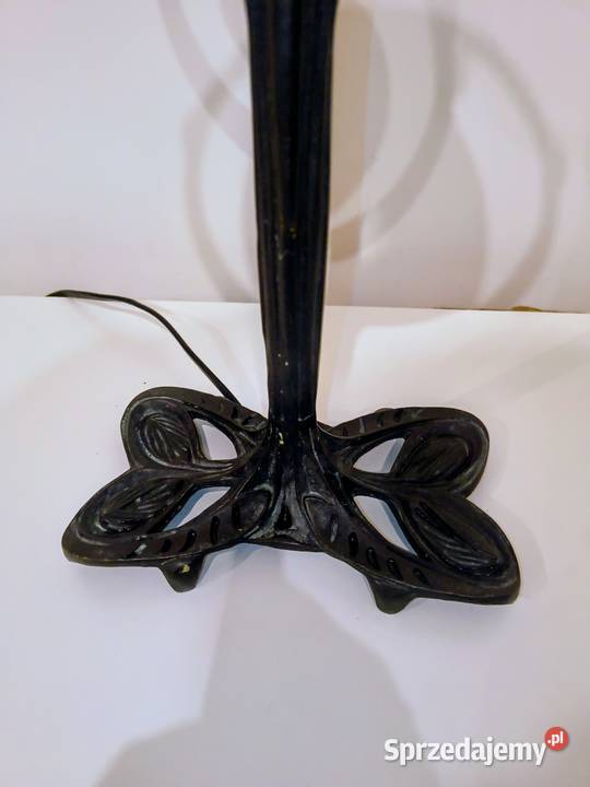 Stara francuska mosiężna lampa secesja dolnośląskie