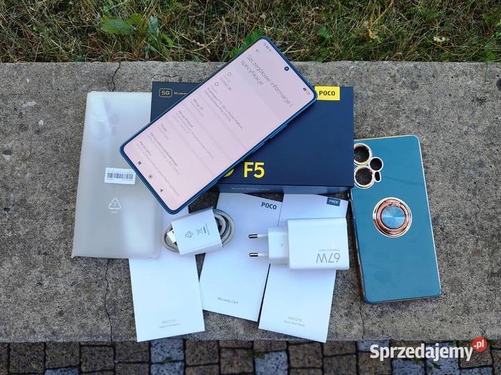 Telefon Poco F5 Piękny stan Komplet menu Bez Niegowonice